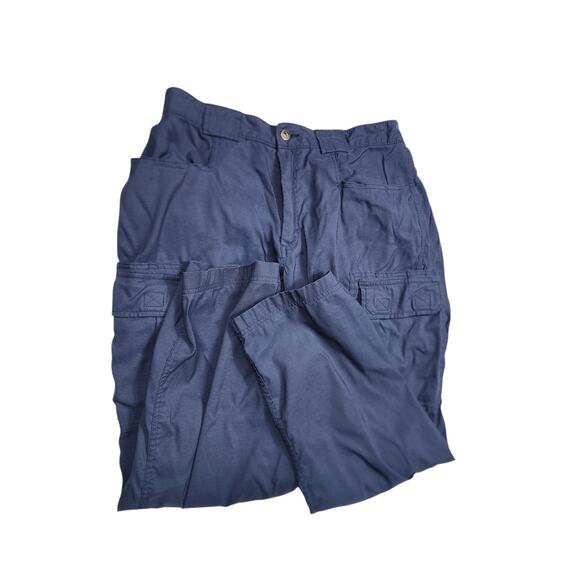 Duluth Trading Pants Mens Lx30 Workwear Blue Utility Cargo Durable Outdoor - Picture 11 of 15